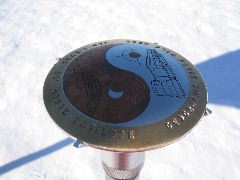 South Pole marker